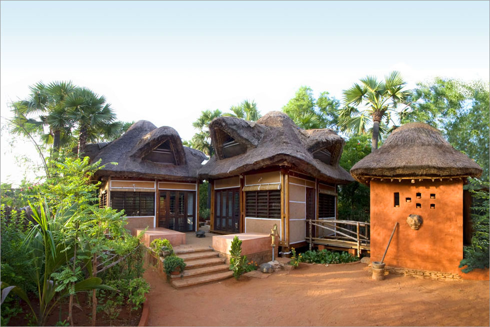 Panoramic View of the Approach to the House